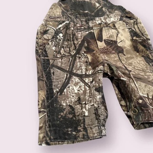 Baby Bass Pro Shops Camouflage Overalls Size 3 Months - Picture 2 of 7